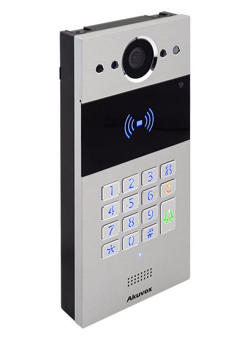 Akuvox videó kültéri egység, RFID, tasztatúra, P65, R20K